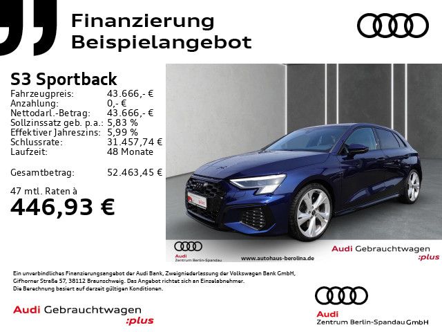 S3 Sportback *MATRIX*B&O*NAV+*ACC*Opt.-Schwarz+*