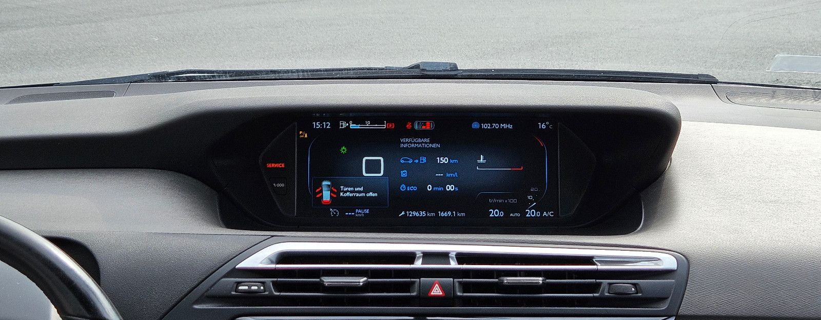 CITROEN C4 SpaceTourer / Picasso 1 JAHR GARANTIE