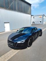 Audi R8 4.2 FSI R tronic quattro - - Audi R8 mit Benzin-Antrieb: Schwarz, Leder, Sportwagen
