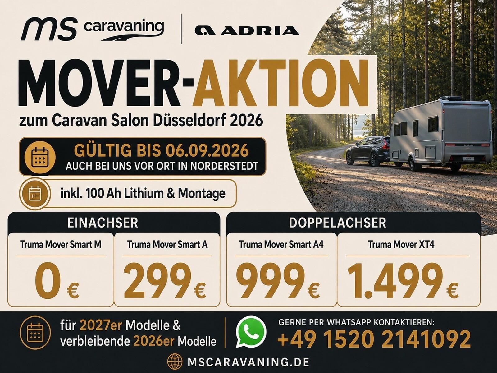Adria Aviva 522 PT 1500KG AUTARK FUBO FLIEGE PANO 2027
