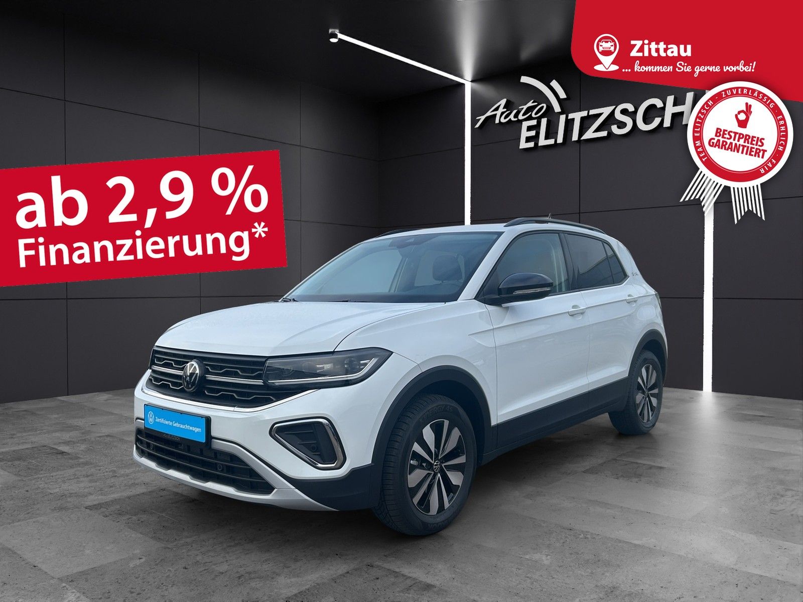 Fahrzeugabbildung Volkswagen T-Cross Goal TSI DSG IQ.Light Navi ACC SHZ Kamer