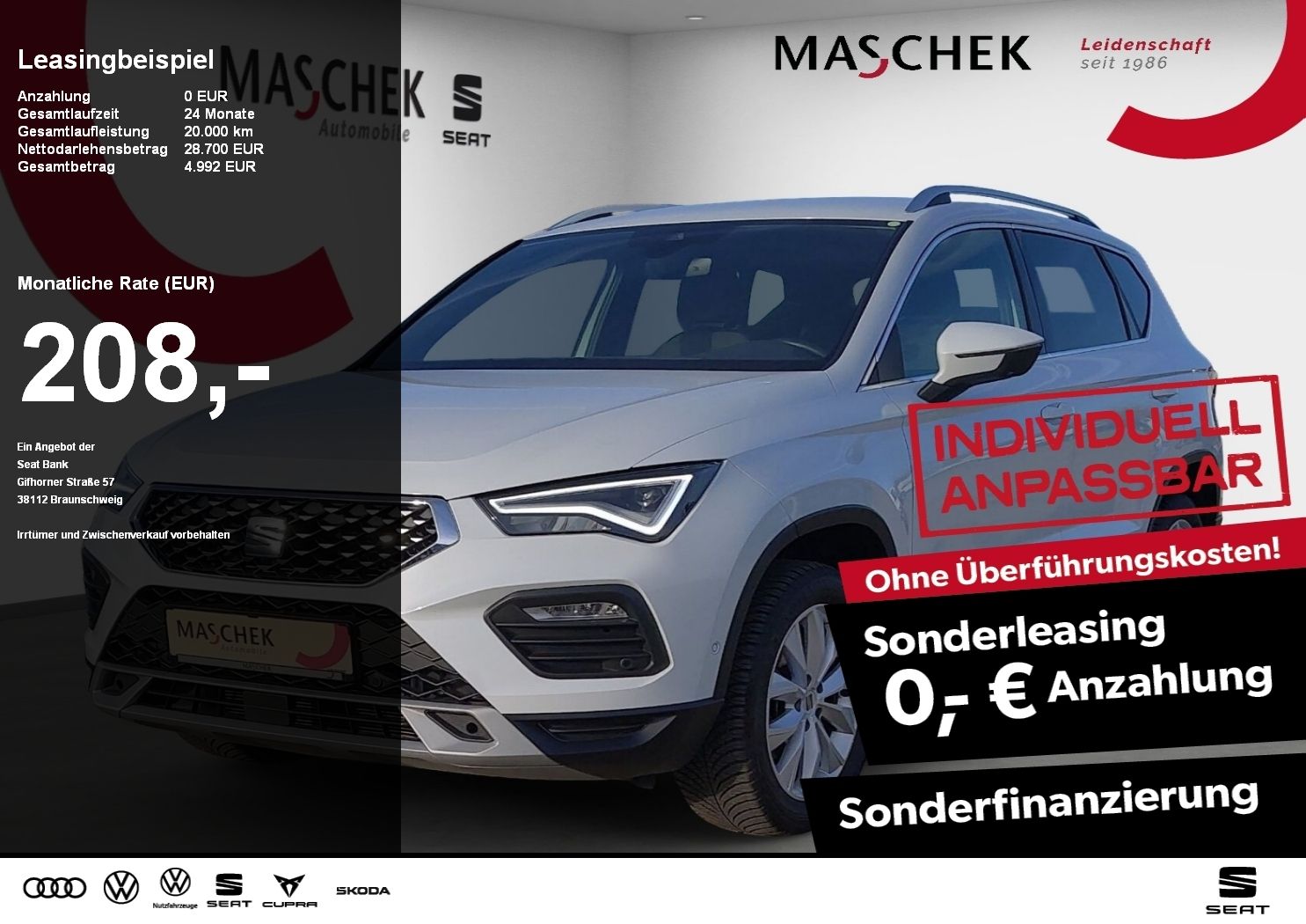 Seat Ateca X-Perience 1.5 TSI DSG Navi RearView ACC S