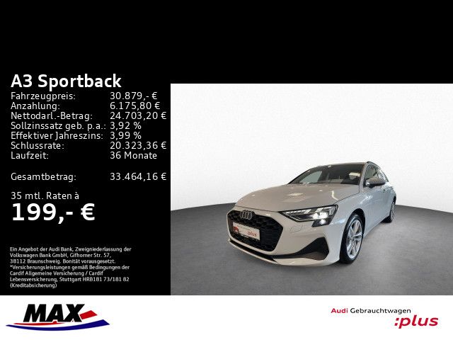 A3 Sportback 35 TDI LED+KAMERA+VCP+AHK+SMART-INT