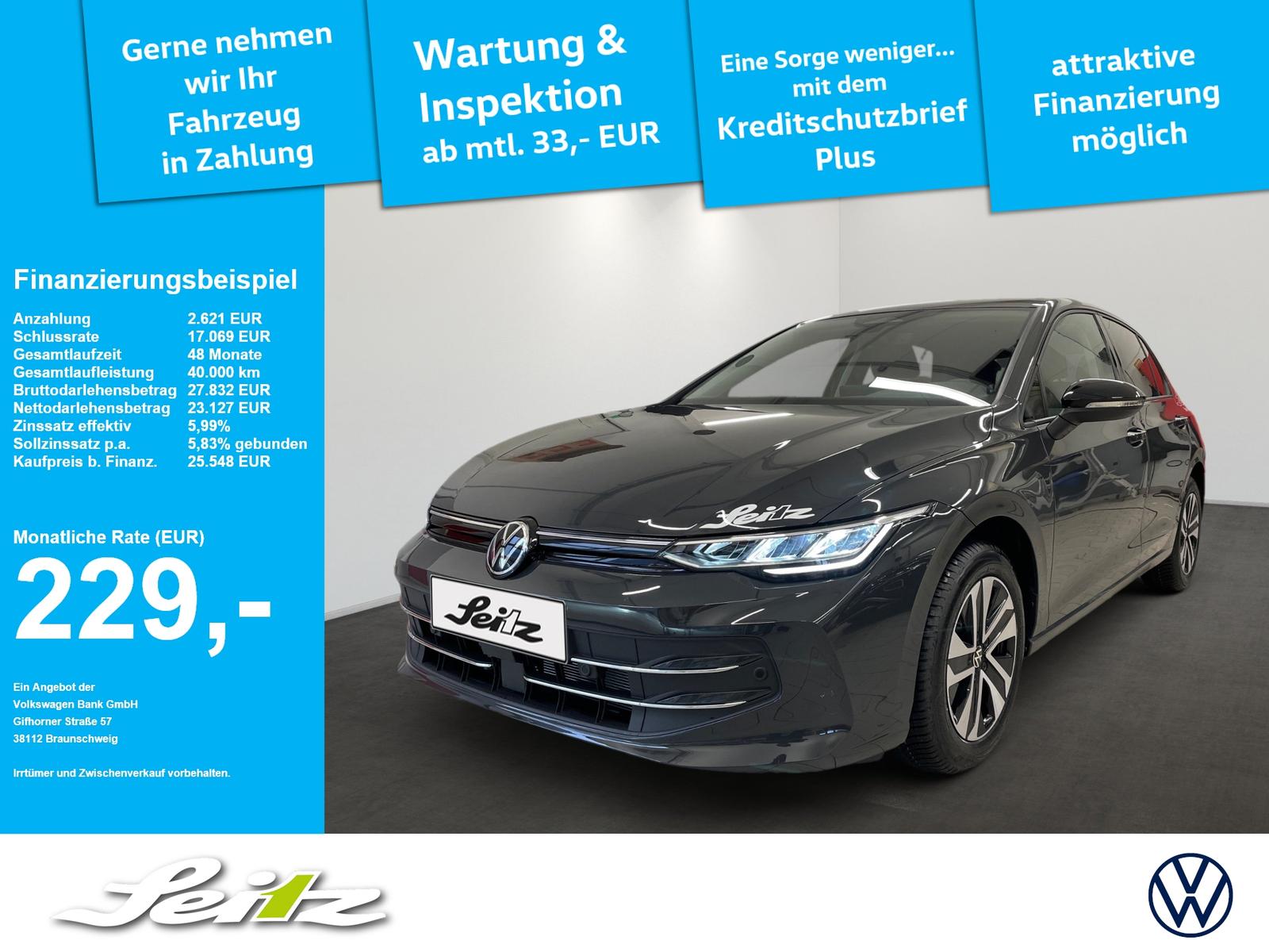 Volkswagen Golf VIII 1.5 TSI Energy *AHK*LED*KAMERA*