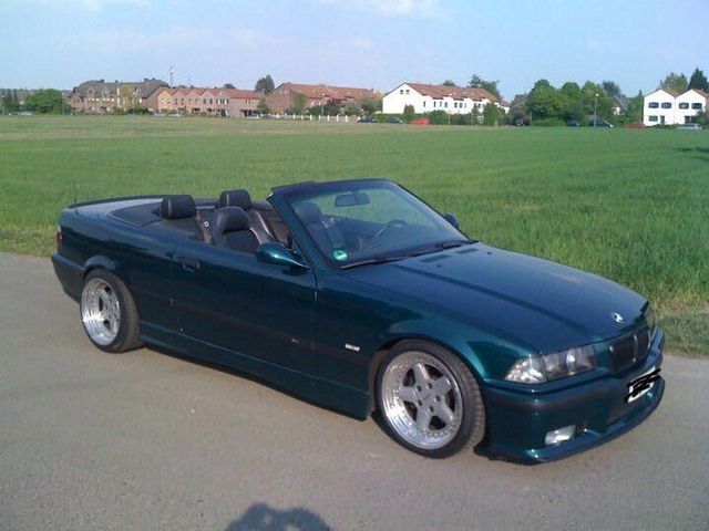 BMW E36 328i Cabrio Bostongrün, ACS / BBS ...