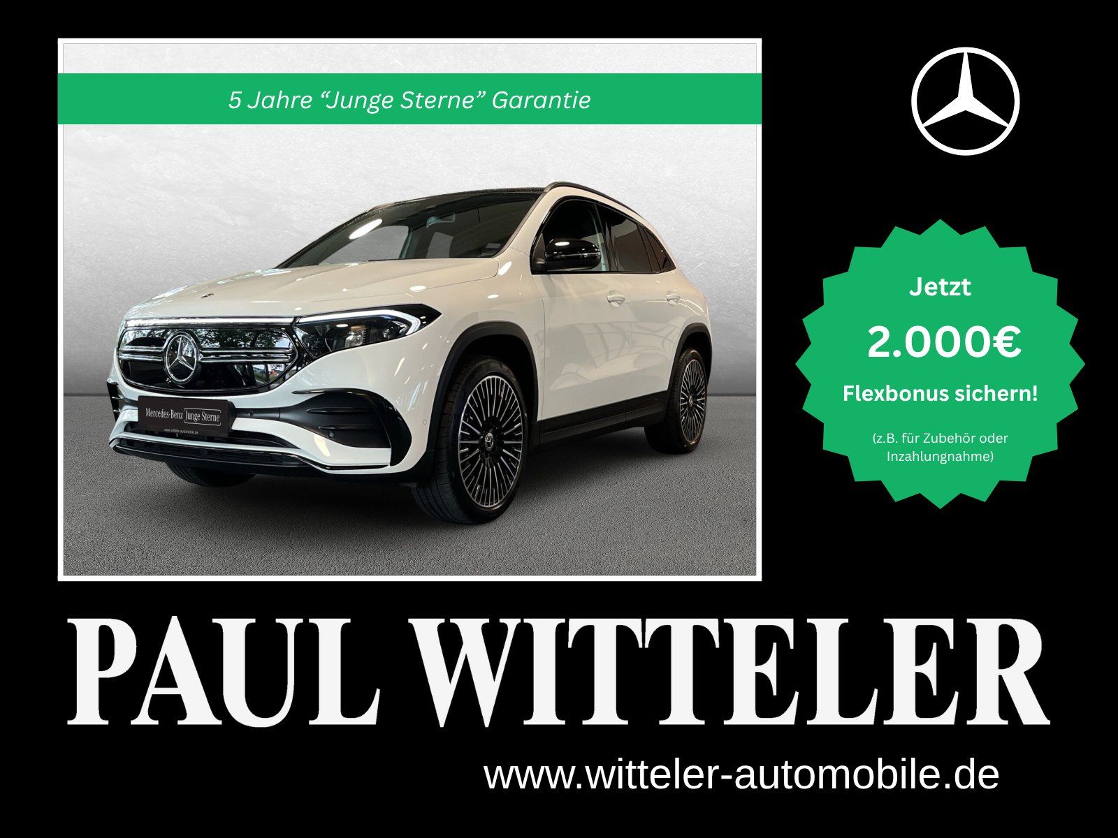 Mercedes-Benz EQA 350 4M AMG Line LED/AHK/PANO/Night/Burmester