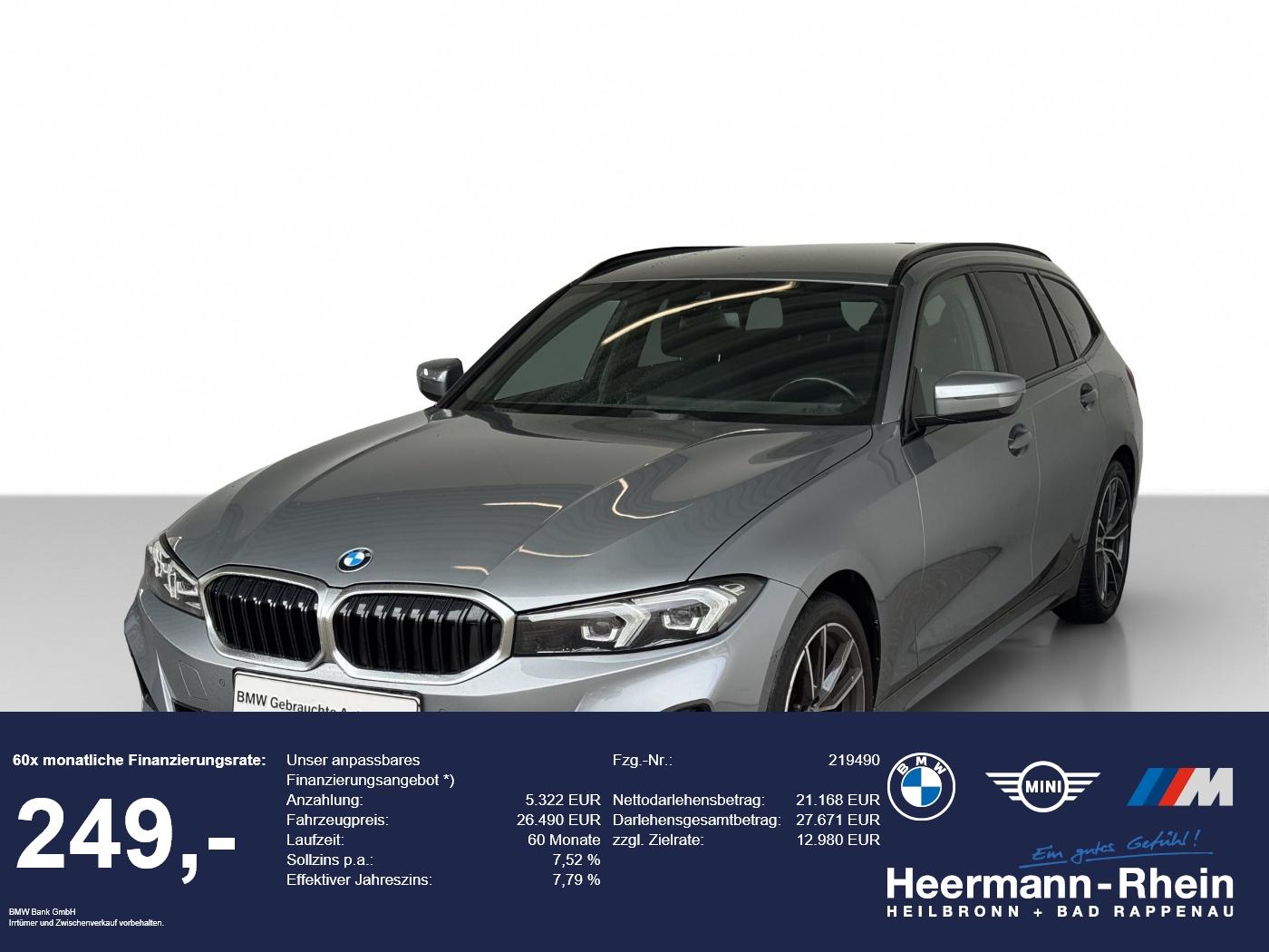 BMW 320iA Tour. LiveCock+.ParkAss.SHZ.Tempo.HiFi.DAB