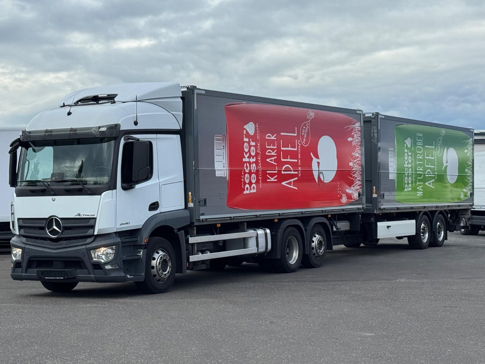 Mercedes-Benz ACTROS 2540 L/ 2 x LBW / LENKACHSE / KOMPLETTZUG