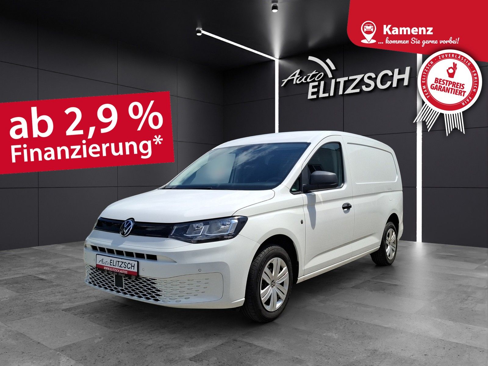 Fahrzeugabbildung Volkswagen Caddy TDI Kasten Maxi Klima AHK DAB PDC SH