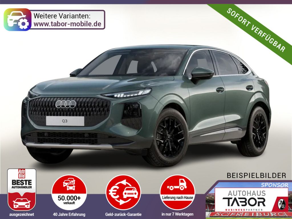 Q3 Sportback Tech LED+ KlimaP Keyl ACC PrivG 18Z