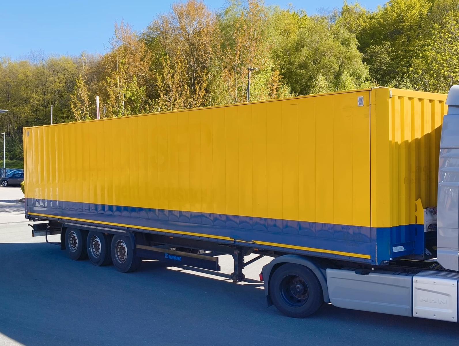 Krone SD Doppelstock-Textilkoffer-Krone Achsen-Portal