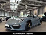 Porsche 991 911 Turbo S Cabriolet Burmester Graphitblau - blaue Porsche 991