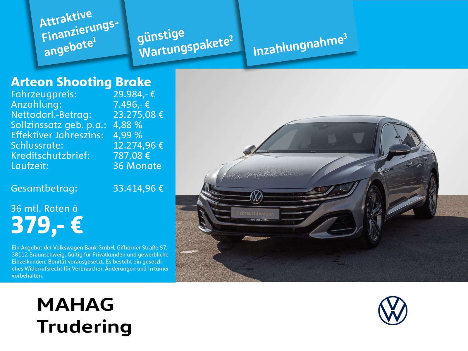 Volkswagen Arteon Shooting Brake R-Line 2.0 TSI AHK LED Nav