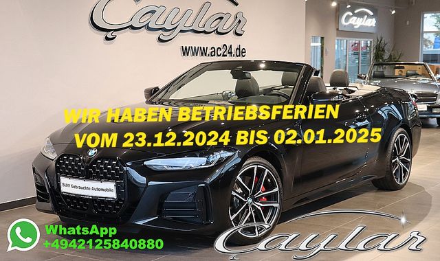 BMW M440iX CABRIO LASER NACKENWÄRMER NAPPA H/K 19"