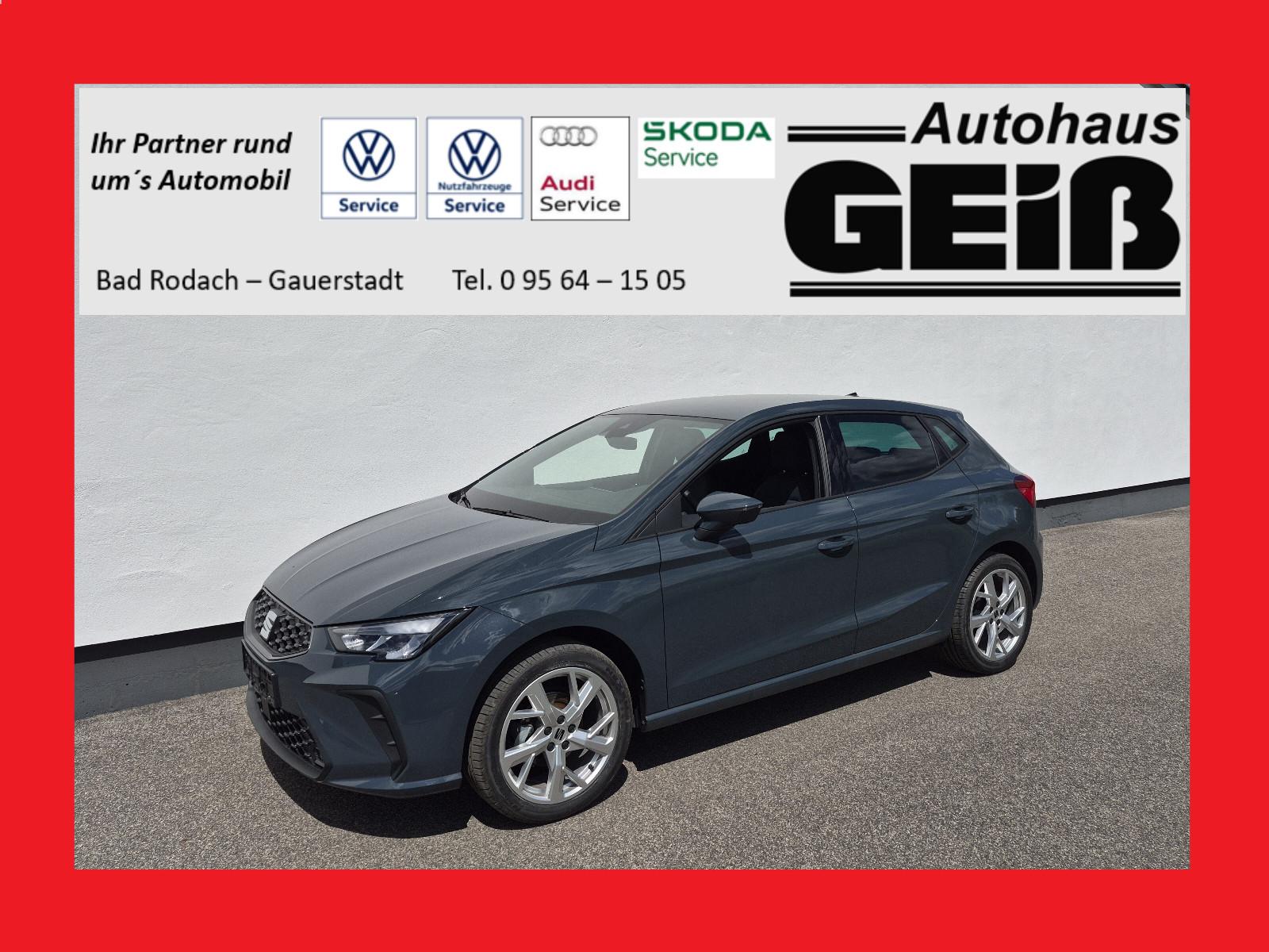 Seat Ibiza 1.0 TSI Style Shz/Rkam/PDC/ACC/Alu17"/5JGa