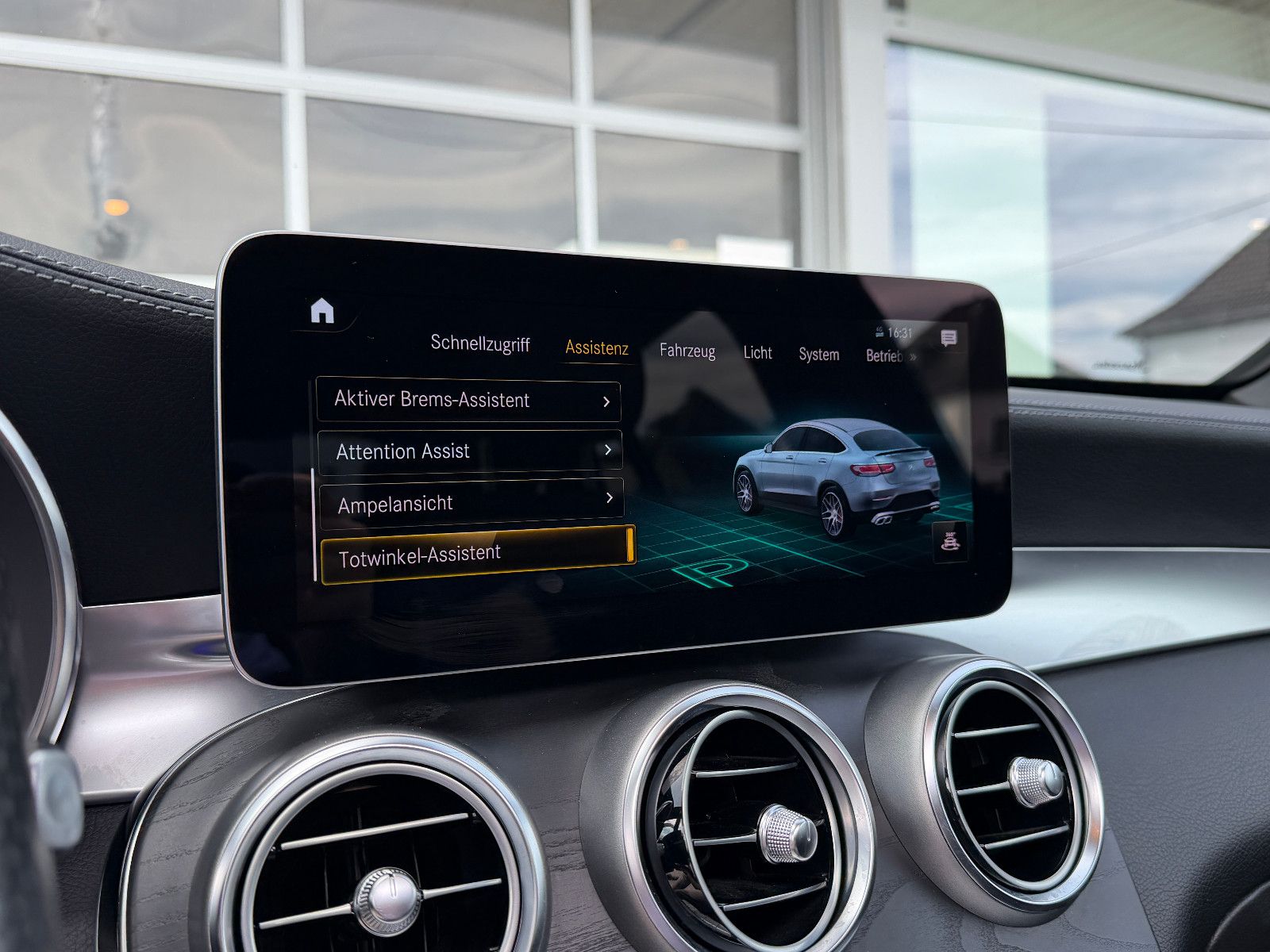 Fahrzeugabbildung Mercedes-Benz GLC 63 AMG Coupe/MBUX/Ambiente/Schiebedach/Kam/