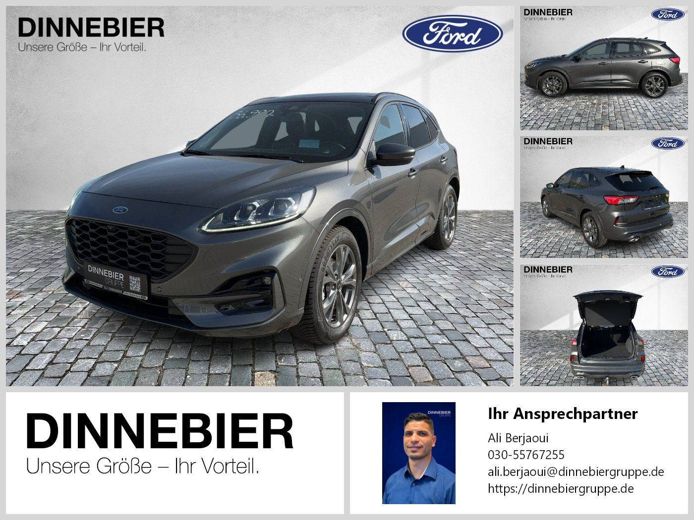 Ford KUGA ST-Line X LED+AHK+Glasdach+Kamera+SHZ