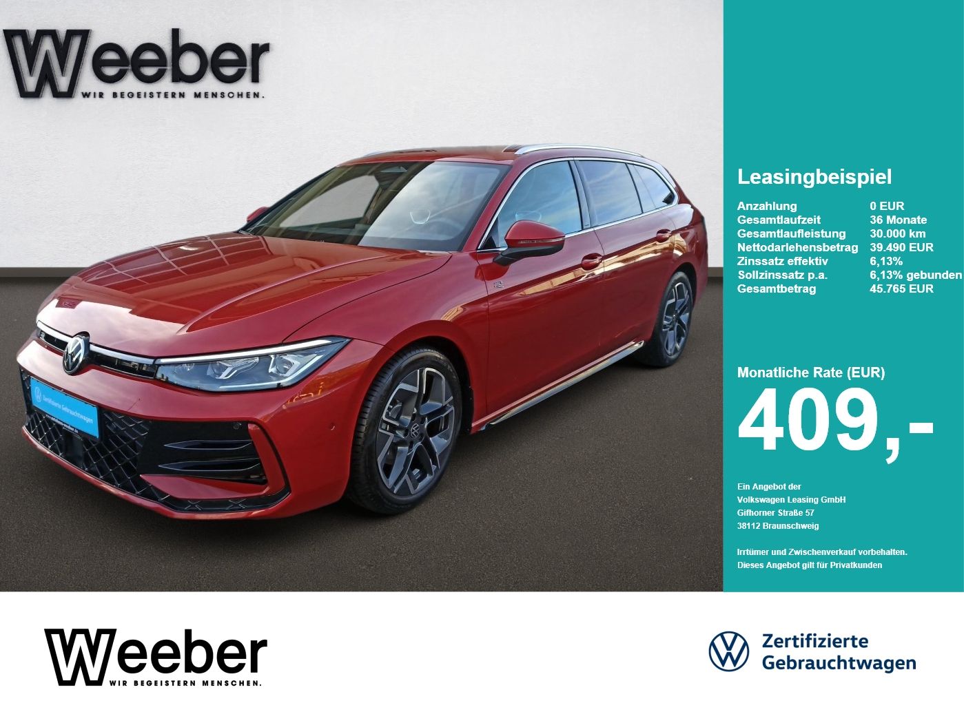 Volkswagen Passat Variant R-line *AHK*18 LM*5J GAR*SHZ*KAME