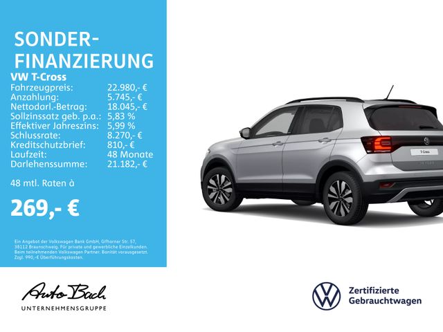 Volkswagen T-Cross 1.0 TSI "MOVE" Navi Sitzheizung ACC EPH