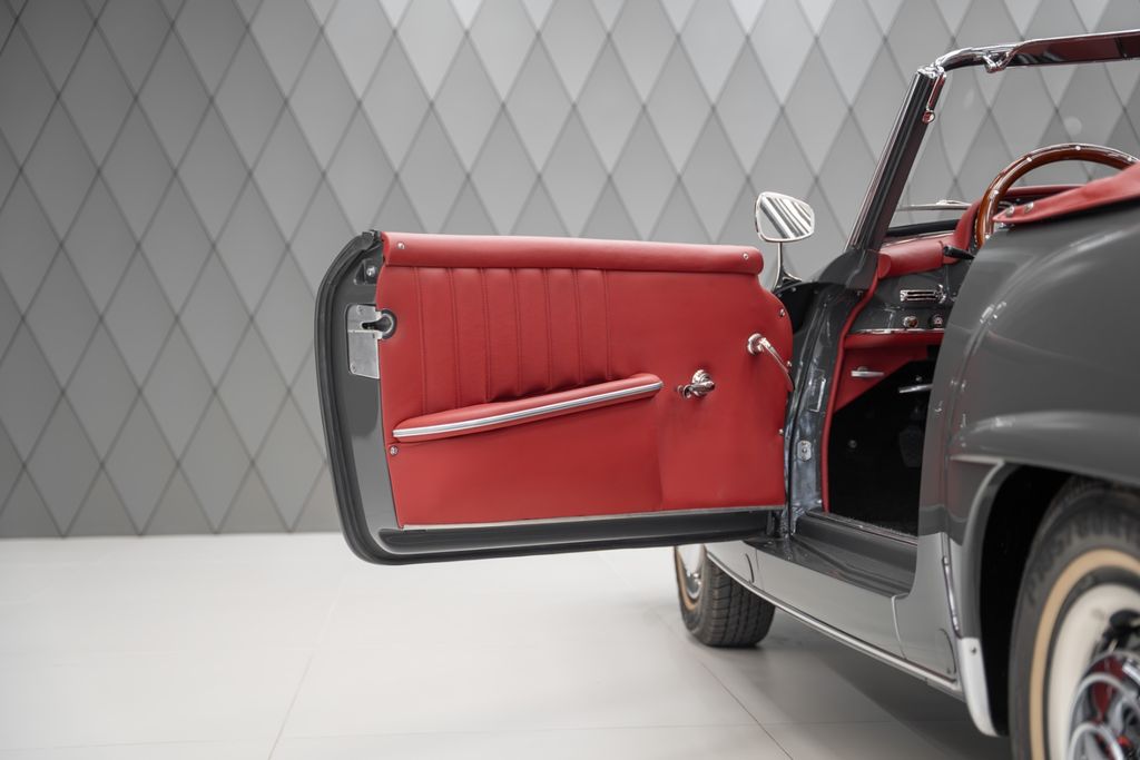 190 SL Cabriolet Baujahr 1955/56 Grau / Rot - Bild 12