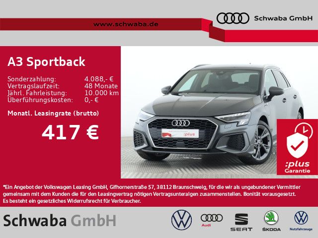 Audi A3 Sportback 40 TFSI e *2x S line*LED*AHK*8fach*