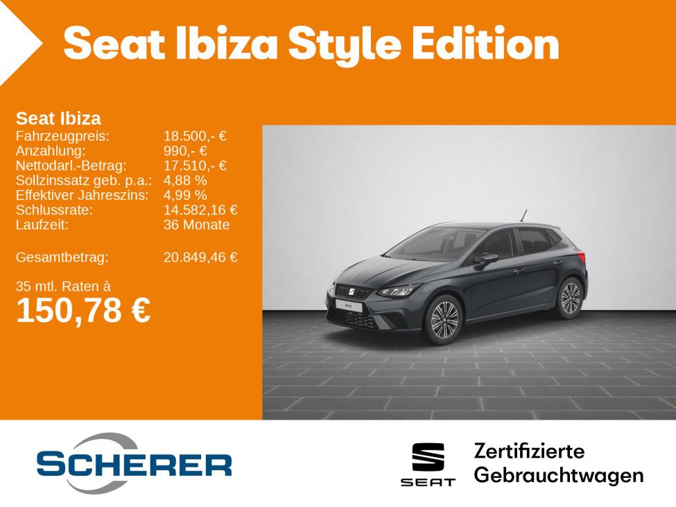 Seat Ibiza Style Edition 1.0 TSI SHZ PDC Climatronic