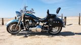 Harley-Davidson Deluxe aus 2009 in Farbe Suede Blue Pearl