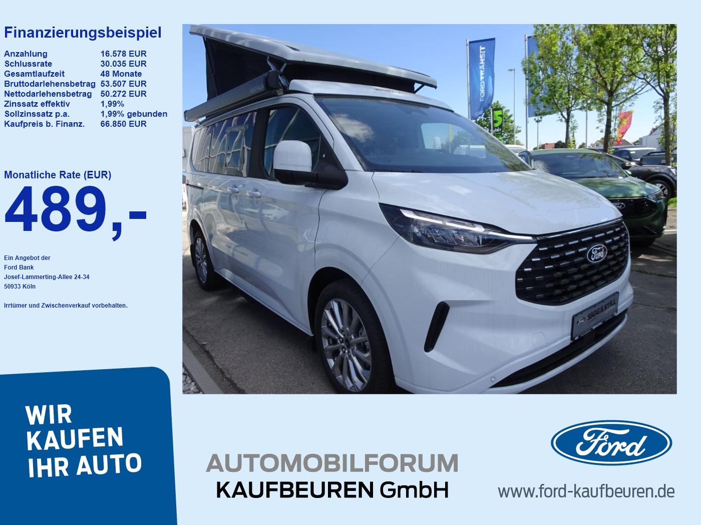 Ford Nugget Titanium 320 L2 Aufstelldach NAVI*ACC*LM1