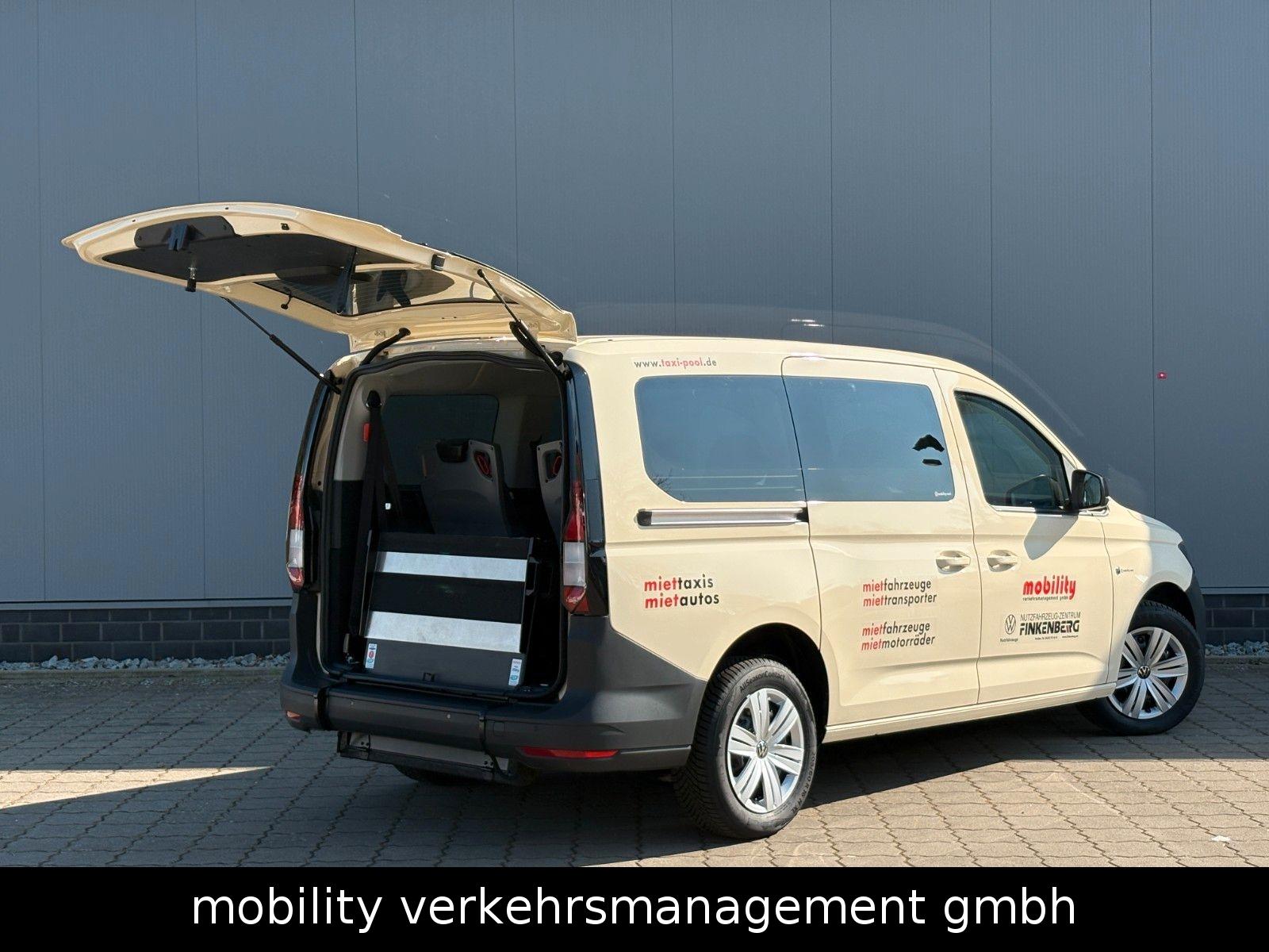 Volkswagen Caddy Maxi Taxi Rollstuhl Klappsitze Triflex 7-S