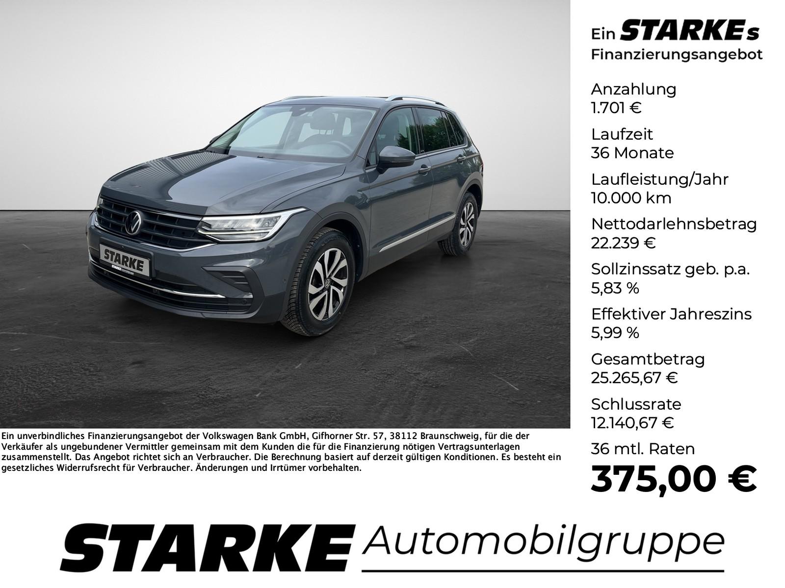 Volkswagen Tiguan 1.5  TSI Active  AHK Standheiz Navi LED K