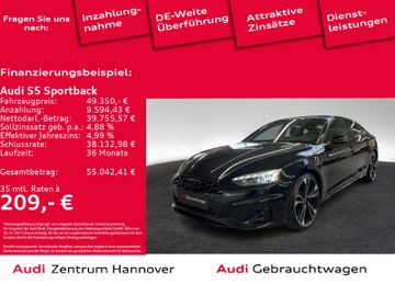 Audi Leasingangebot: Audi S5 Sportback competition edition 55 TDI quattro