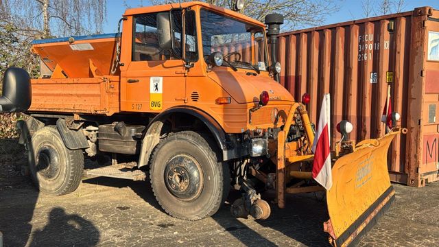 Unimog U 417 /10 Winterdienst / Schienenreinigerr