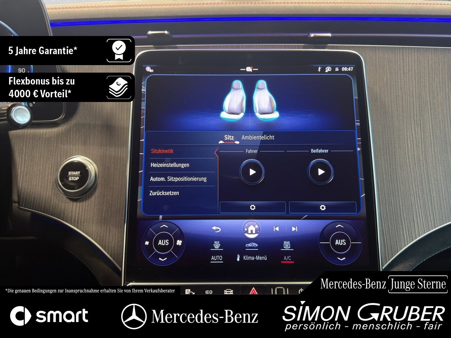 Fahrzeugabbildung Mercedes-Benz EQE 350 4M SUV AMG DigiLight 360 ACC 21Zoll