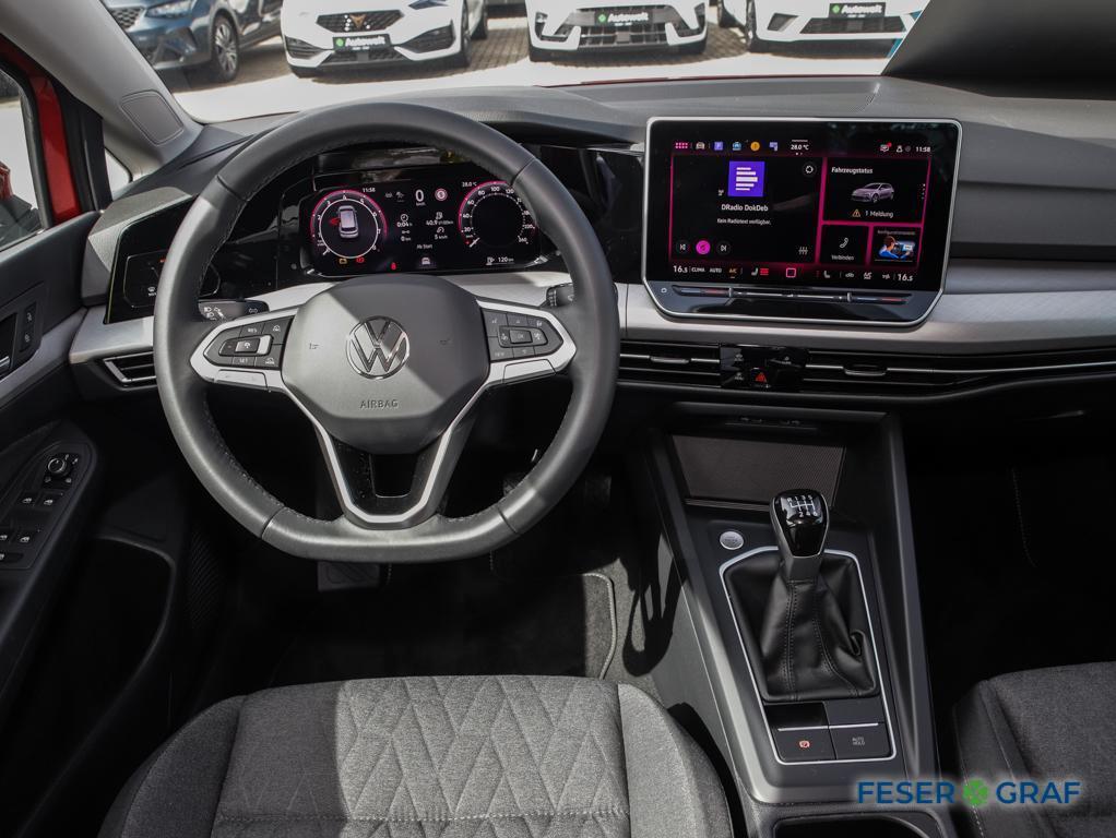 Volkswagen Golf 8 1.5 TSI Life AHK ACC CarPlay LED Sitzh., миниатюра 8