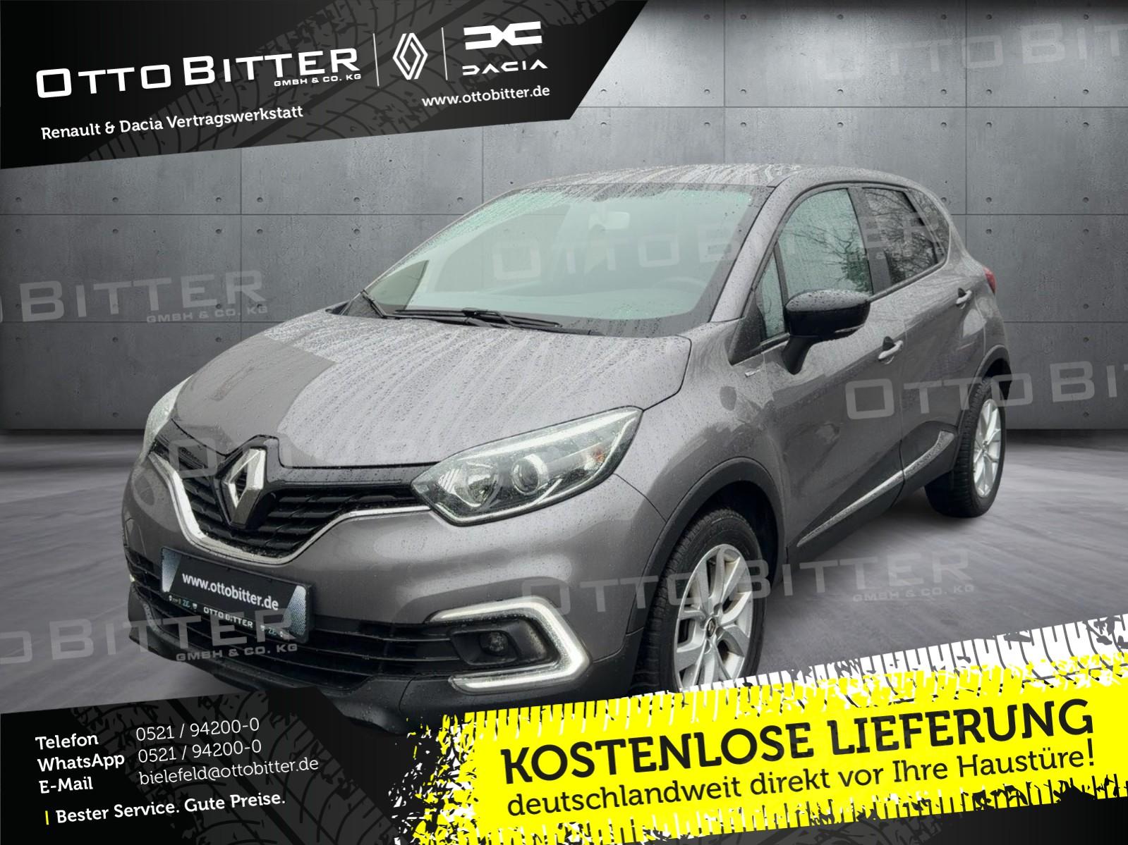 Renault Captur LIMITED TCe90 SITZH/PARKP/GJR/KAMERA/NAVI