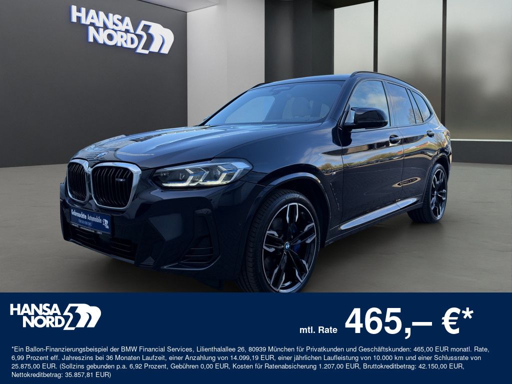 BMW X3 M40d LASER NAVI HUD PANO MEMORY 360° H/K 21"