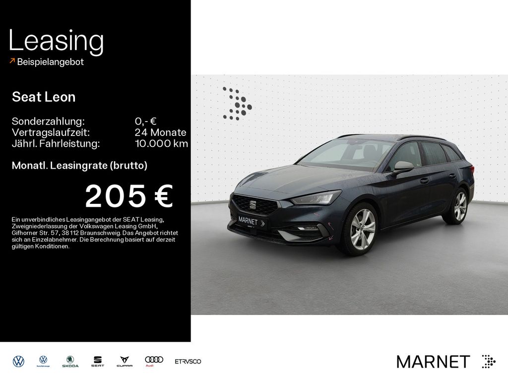 Seat Leon Sportstourer 2.0 TDI FR DSG Navi*AHK*Kamera