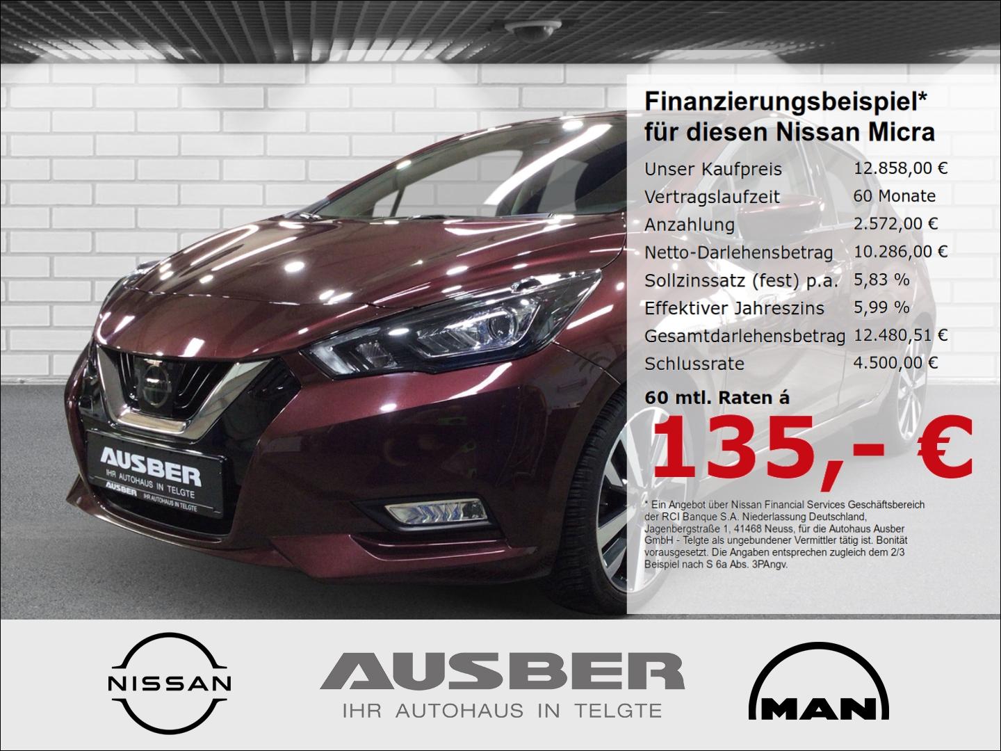 Nissan Micra Tekna 6MT BOSE Sound Anhängerkupplung LM R