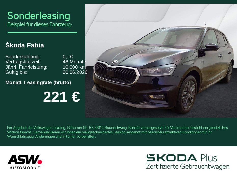 Skoda Fabia Tour 1.0 TSI DSG LED Navi RFK PDC SHZ