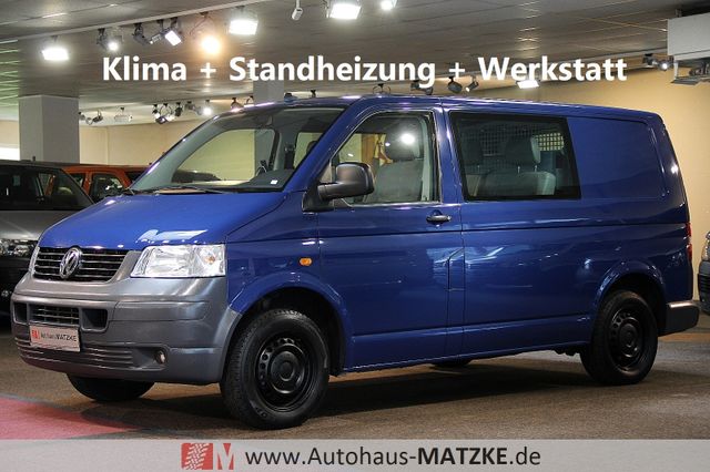 Volkswagen T5 1.9TDI 4-Sitzer Werkstatt Klima Standheizung