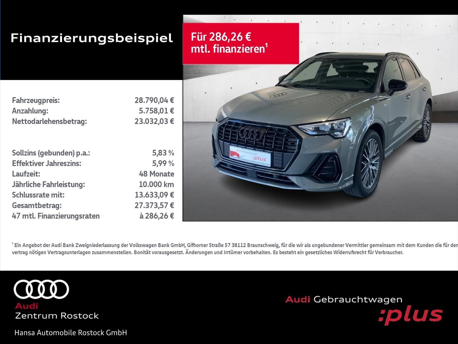 Audi Q3 35 TDI S-Line S tronic+NAVI+LED+VIRT COCK+SON