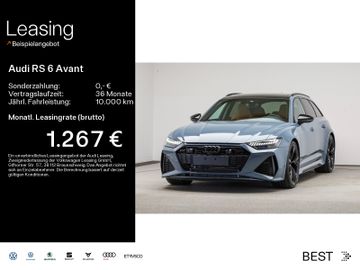 Audi Leasingangebot: Audi RS 6 Avant HUP*KERAMIK*305KMH*LASER*AHK*PANO