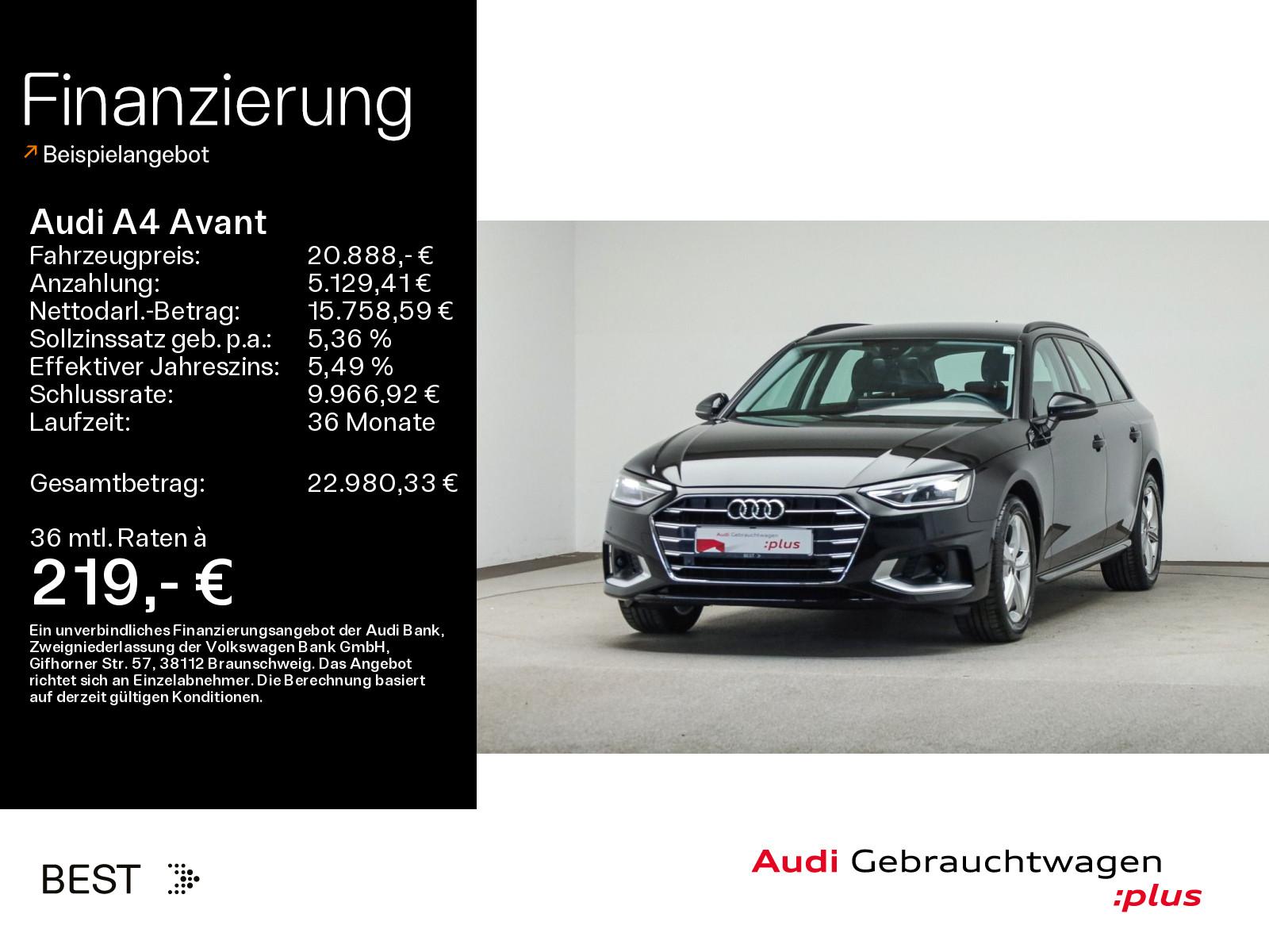 Audi A4 Avant advanced 30 TDI Business, Interface