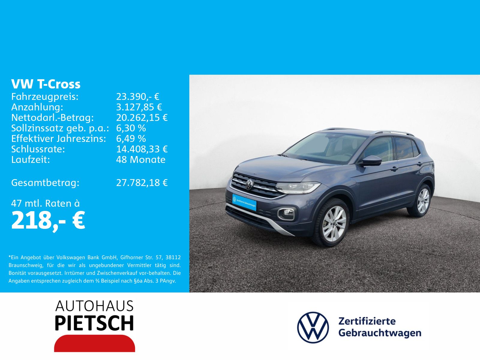Volkswagen T-Cross 1.0 TSI DSG Style IQ.Drive LED foto 2