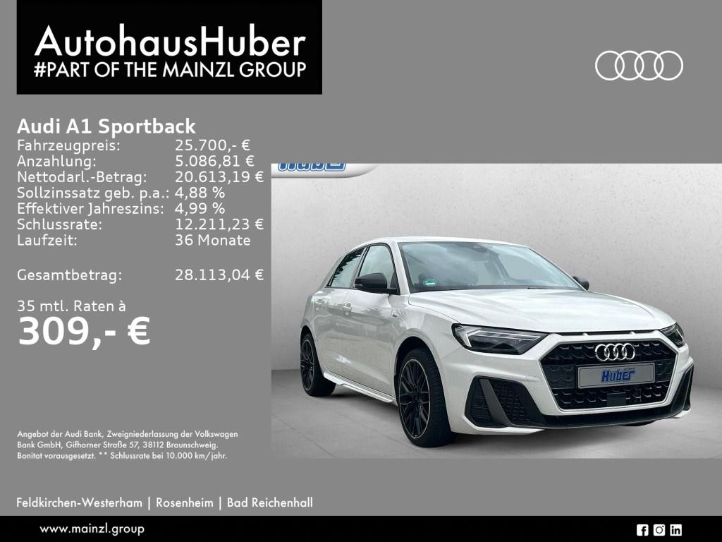 Audi A1 Sportback S line 30 TFSI S tronic MMI RKam