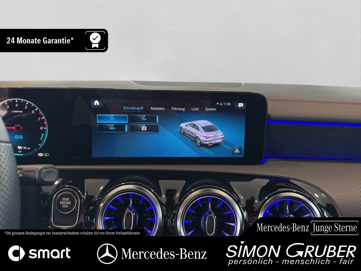 Fahrzeugabbildung Mercedes-Benz CLA 250 e AMG Night Pano Multibeam Ambi Kamera