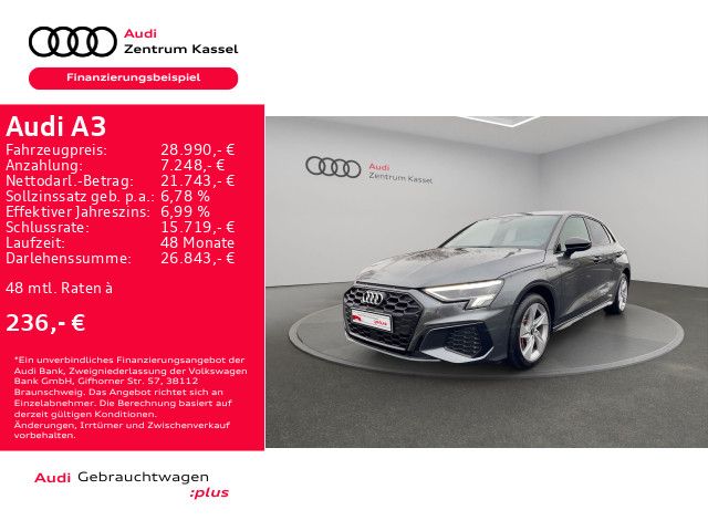 Audi A3 SB 45 TFSI e S line LED Navi Kamera Teilleder