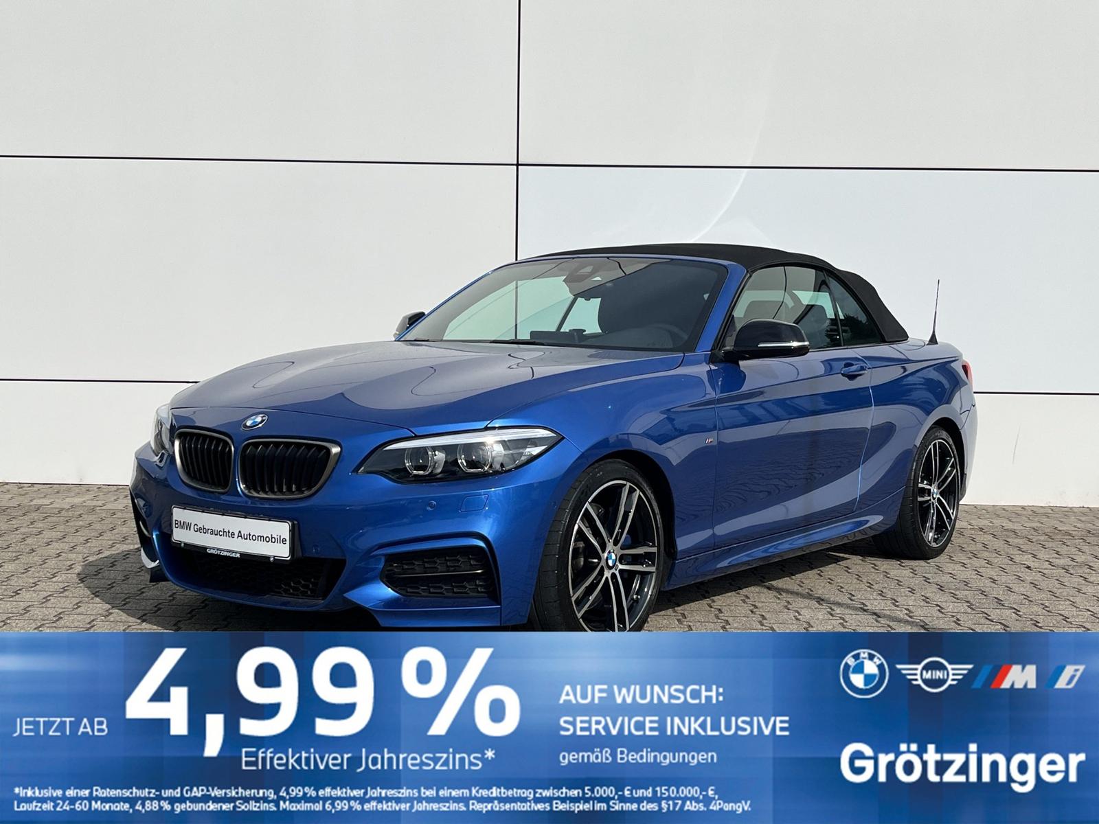 BMW M240i Cabrio LenkHZ+MFL+PDC+SHZ+GRA+H&K+Navi