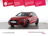 Audi A3 Sportback 30 TFSI S line | MMI NAVI+ | AHK | - Audi A3: Rot, Leder