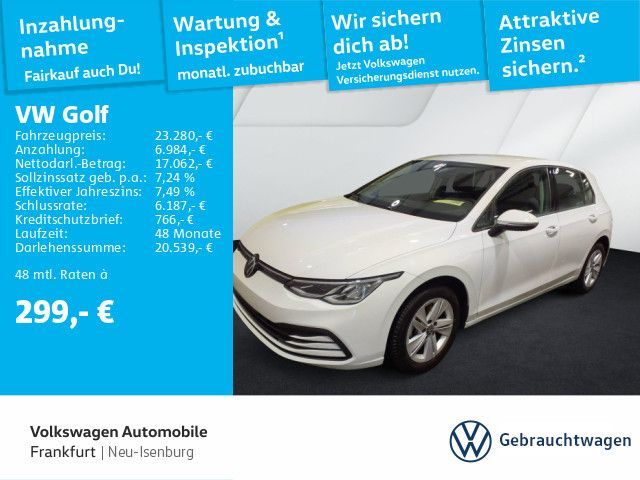 Volkswagen Golf VIII 2.0 TDI Life Navi 16"Alu LED "Lane Ass